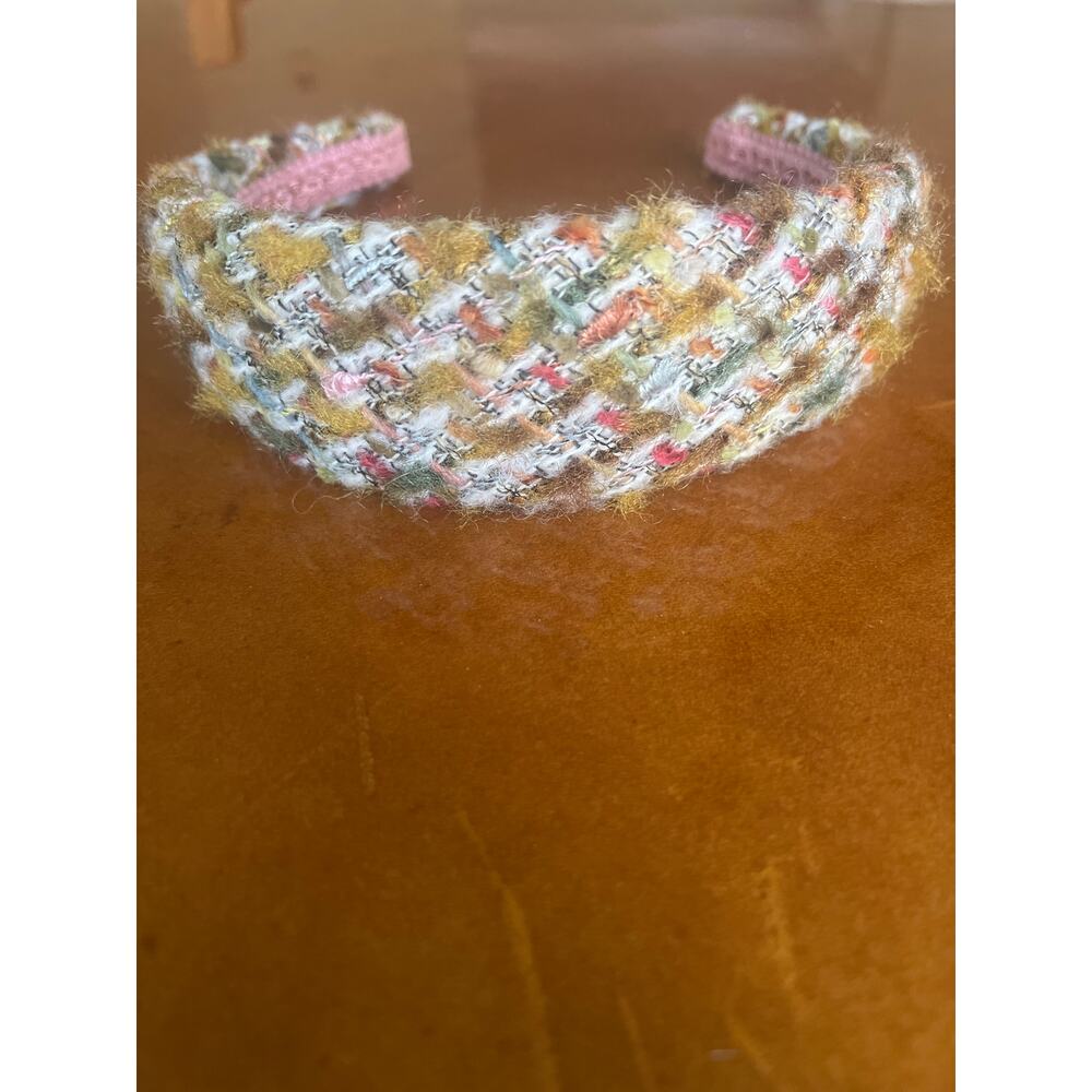 Evelyne Ayman Headband Vintage Designer Fabric (Chanel)